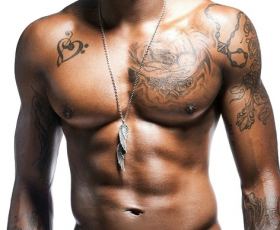 Collection of black male celebs topless